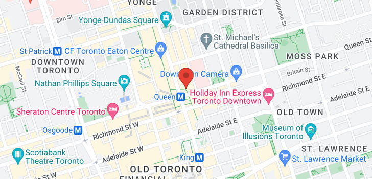 map of 2 QUEEN ST E